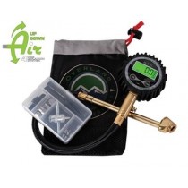 Overland Vehicle Systems Digital Tire Gauge w/ Valve Kit & Storage Bag