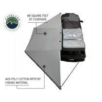 Overland Vehicle Systems Nomadic Awning 180 Only With Dark Gray & Black Travel Cover - No Brackets