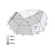 Overland Vehicle Systems Nomadic 270 Passenger Side Awning Wall 3