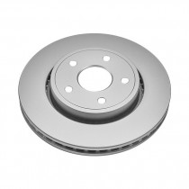 Power Stop Front Geomet Coated Brake Rotor for 05-10 Jeep Grand Cherokee WK, 06-10 Commander