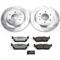 Power Stop Rear Z36 Truck & Tow Brake Pad and Rotor Kit for 18-19 Ford F150