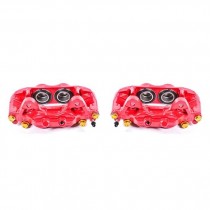 Power Stop Front Pair of Red Powder Coated Calipers for 00-06 Toyota Tundra