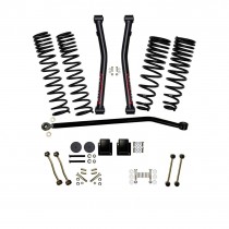 Skyjacker 3.5in.DR LgTravel Frt/2in.Rear Coils; frt lower control arms; adj track bar; F/R end links;/bump stop spacers.