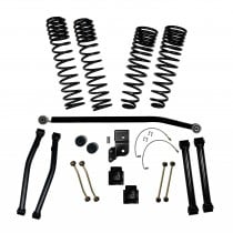 Skyjacker 4.5in. DR Lg Travel Front/3in. Rear Coil Kit w/frt lower control arms; adj track bar; F/R end links; bump stop