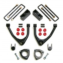 ReadyLift SST® Lift Kit; 4 in. Front/1.75 in. Rear Lift; w/Tubular Upper Control Arms; For Vehicles w/OE Cast Steel Con