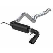 MBRP 3" Cat-Back Exhaust System - Black Coated, Single Rear Exit for 2021+ Ford Bronco 2.3L/ 2.7L EcoBoost 2/4-Door