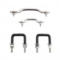 Smittybilt Windshield Tie Down Kit for 1987-1995 Jeep Wrangler YJ - Stainless Steel