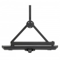 Smittybilt SRC Classic Rear Tire Carrier Only for 1997-2006 Jeep Wrangler TJ - Black