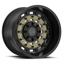 Black Rhino Arsenal 16"x8" Wheel, Bolt Pattern 6x5.5", BS 5.11", Offset -10, Bore 112.1 - Sand On Black