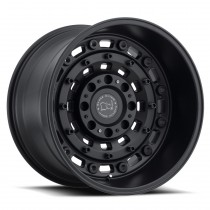 Black Rhino Arsenal 16"x8" Wheel, Bolt Pattern 6x5.5", BS 5.11", Offset -10, Bore 112.1 - Textured Matte Black