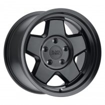 Black Rhino Realm 16"x8" Wheel, Bolt Pattern 6x5.5", BS 4.11", Offset -10, Bore 112.1 - Semi Gloss Black