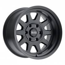 Black Rhino Stadium 16"x8" Wheel, Bolt Pattern 5x5.5", BS 4.11", Offset -10, Bore 78.1 - Matte Black