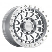 Black Rhino Primm 17"x9" Wheel, Bolt Pattern 5x5", BS 4.29", Offset -18, Bore 71.6 - Silver with Mirror Face and Lip Edge