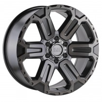 Black Rhino Wanaka 18"x9" Wheel, Bolt Pattern 6x5.5", BS 5.5", Offset 12, Bore 112.1 - Matte Gunmetal with Brushed Face and Gunmetal Tint