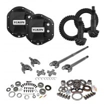 Yukon Stage 3 Complete Gear & Install Kit with Dif Covers and Front Axles for Jeep Wrangler JK Rubicon - 4.88 ratio 