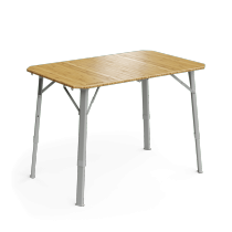 Dometic CMP-T4 Compact Camp Table - Bamboo, Adjustable Height