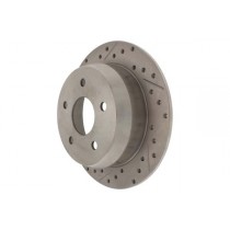 StopTech Select Sport Drilled/Slotted Rotor, Rear Right - 1999-2004 Jeep Grand Cherokee WJ