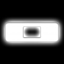 Oracle Universal Illuminated LED Letter Badge - Matte White - O
