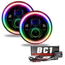 ORACLE 7" High Powered LED Headlights - ColorShift BC1
