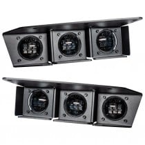 ORACLE Triple LED Fog Light Kit for Ford Bronco with Steel Bumper - White