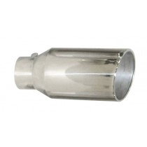Pypes Exhaust Tip 5" ID x 7" OD x 18" L, Bolt-On - Polished