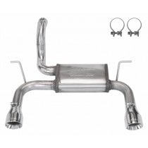 Pypes Street Pro Axle-Back Exhaust System for Wrangler JL/JLU, Dual Exit with Polished 4" Tips