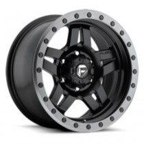 Fuel Off-Road Anza Wheel - 17"x8.5" - Bolt Pattern 5x5" - Backspacing 4.5" - Offset -6 - Matte Black w/ Anthracite Ring