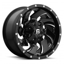 Fuel Off-Road Cleaver Wheel - 18"x9" - Bolt Pattern 5x5" - Backspacing 4.5" - Offset -12 - Gloss Black Milled