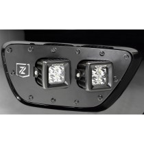 ZROADZ Front Bumper Fog Lamp Openings - LED Light Bar Mounts - Two 3'' Pods Per side