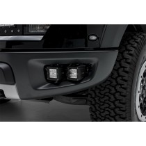 ZROADZ Front Bumper Side Openings - LED Light Bar Mounts - Two 3'' Pods Per side
