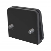ZROADZ Universal Panel Clamp LED Bracket, Black, Mild Steel, Bolt-On, to mount (2) 3 Inch ZROADZ or similar style LED Po