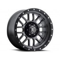 Icon Alloys Alpha Wheel, Wheel, Gun Metal - 17X8.5" - 6X5.5" - 0mm Offset - 4.75" Backspacing