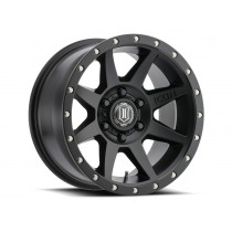 Icon Alloys Rebound Wheel, Wheel, Satin Black - 17X8.5" - 6X135 - 6mm Offset - 5" Backspacing