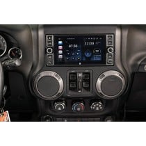 Insane Audio Waterproof Multimedia and Navigation Head Unit for 2007-2018 Jeep Wrangler JK and JK Unlimited