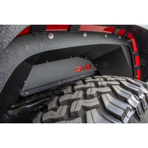 DV8 Off-Road Rear Inner Fenders for Jeep Gladiator JT - Black