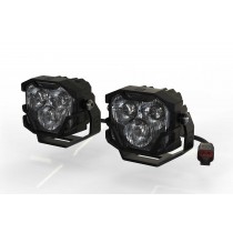 Morimoto 4Banger Surface-Mount Kit with NCS White SAE Wide Beam Pod Lights for 15-21 Ford F150, 10-22 Toyota 4Runner, 05-21 Tacoma