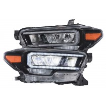 Morimoto Carbide LED Headlights (Pair) - Clear Side Marker for 2016-2021 Toyota Tacoma