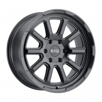 Black Rhino Chase Wheel, 17"x9.5", Bolt Pattern 5x5.5", BS 5.25", Offset 0 - Matte Black