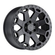 Black Rhino Warlord Wheel, 18"x8", Bolt Pattern 5x5", BS 5.7", Offset 30 - Matte Gunmetal