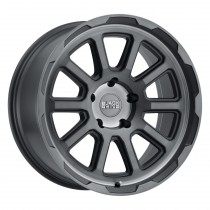 Black Rhino Chase Wheel, 20"x9.5", Bolt Pattern 5x5", BS 4.54", Offset -18 - Brushed Gunmetal