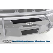 LoD Offroad Black Ops Front Bumper Winch Cover Plate for Ford Bronco (Bare Steel)