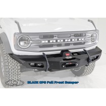 LoD Offroad Black Ops Full Width Winch Front Bumper for Ford Bronco (Bare Steel)