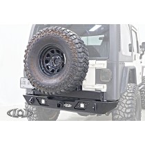 LoD Offroad TJ/LJ/YJ Destroyer Rear Bumper w/ Tire Carrier - Bare Steel