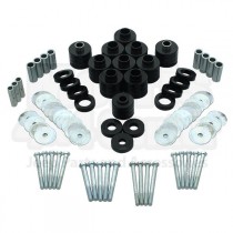 Daystar 1" Polyurethane Body Mount Lift Kit, (Black)