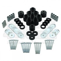 Daystar 1" Polyurethane Body Mount Lift Kit, (Black)