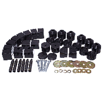 Energy Suspension Performance Body Mount Set for 1" Lift, Polyurethane - Black