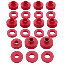 Energy Suspension Body Mount Bushing Set - Red