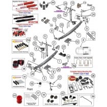 Suspension Parts for Jeep CJ's