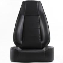 Smittybilt Factory Replacement Front Seat with Recliner - Black Denim