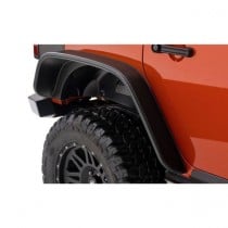 Bushwacker Rear Flat Style Fender Flares, Pair